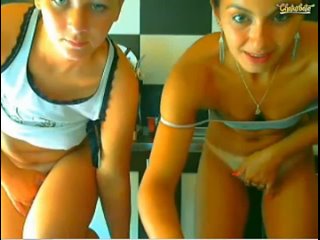 two young sisters filmed themselves on a webcam show themselves removed panties