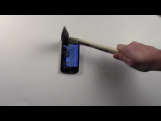 iphone vs hammer. impact film test.